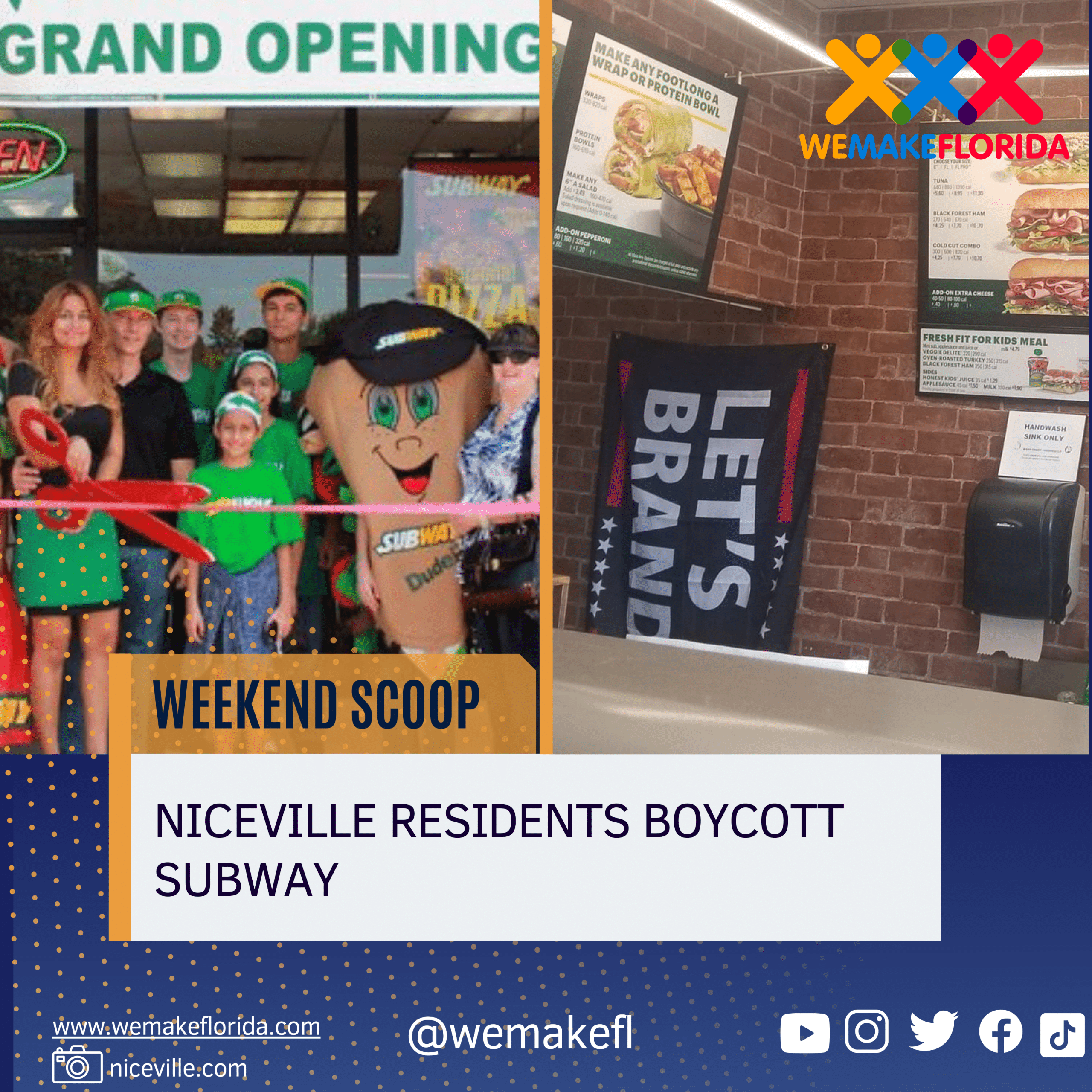 Justice Coarsey Subway boycott in Niceville