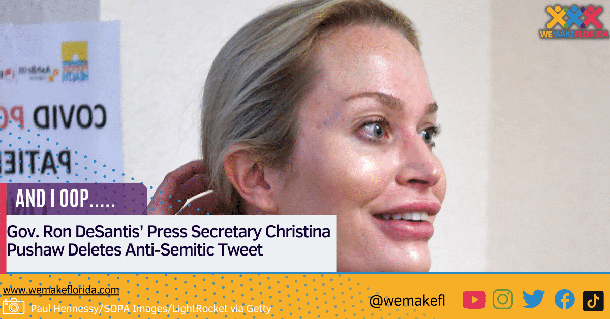 Christina Pushaw has strong ties to Anti-Semitism